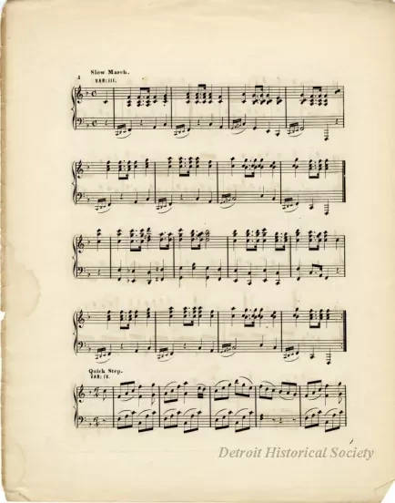 Music, Sheet - Michigan, My Michigan