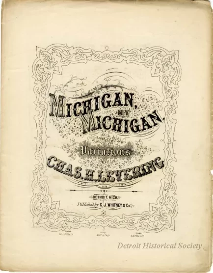 Music, Sheet - Michigan, My Michigan