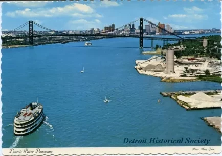 Postcard - Detroit River Panorama