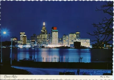 Postcard - Detroit Aglow