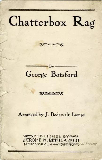 Music, Sheet - Chatterbox Rag