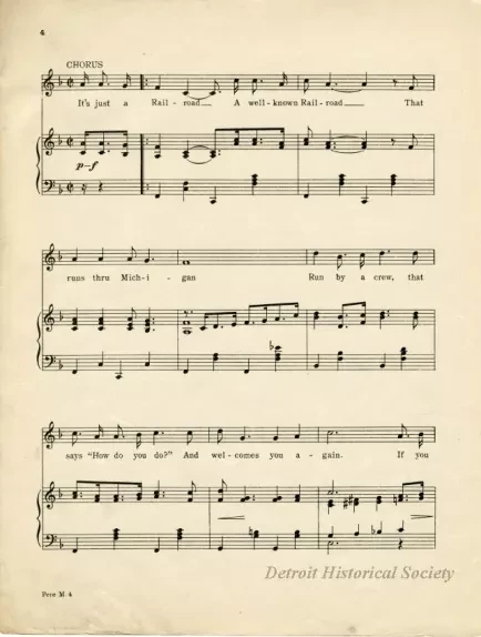 Music, Sheet - Pere Marquette
