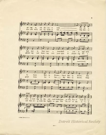 Music, Sheet - A Real, Live, Regular Town