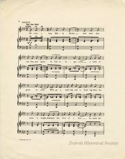 Music, Sheet - A Real, Live, Regular Town