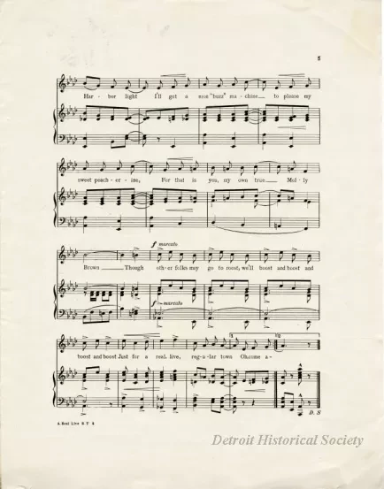 Music, Sheet - A Real, Live, Regular Town