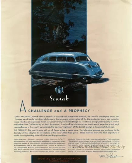 Ad, Magazine - A Challenge and a Prophecy