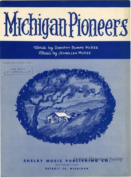 Music, Sheet - Michigan Pioneers