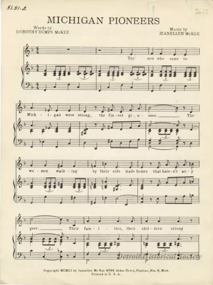 Music, Sheet - Cadillac's Reverie