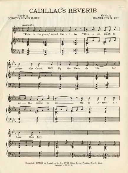 Music, Sheet - Michigan We Honor Thee