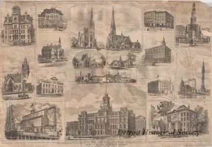 Newspaper - Views In The City of Detroit