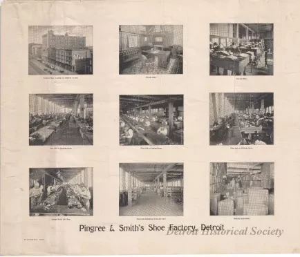 Poster - Pingree & Smith's Shoe Factory, Detroit