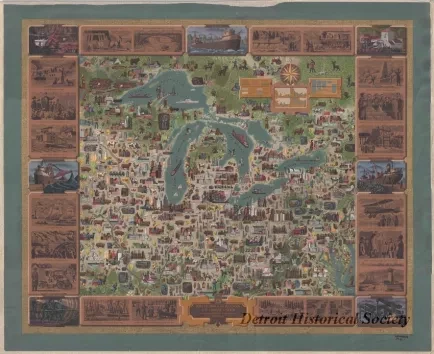 Print - 100 Years in the Region of the Great Lakes;
Oglebay, Norton & Company, from 1854