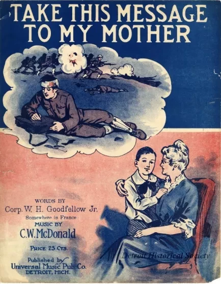 Music, Sheet - Take This Message to My Mother