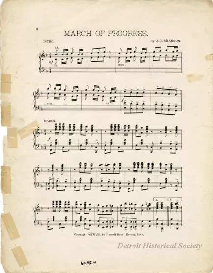 Music, Sheet - March of Progress