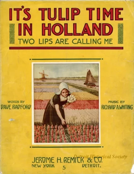 Music, Sheet - It's Tulip Time in Holland (Two Lips Are Calling Me)