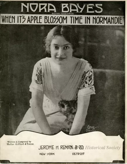 Music, Sheet - When It's Apple Blossom Time in Normandie