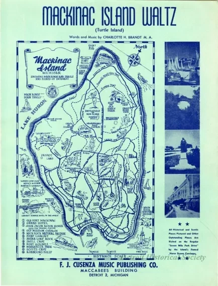 Music, Sheet - Mackinac Island Waltz (Turtle Island)
