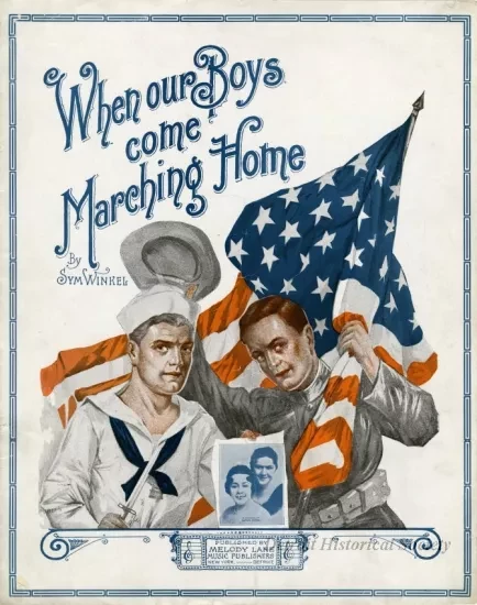 Music, Sheet - When Our Boys Come Marching Home