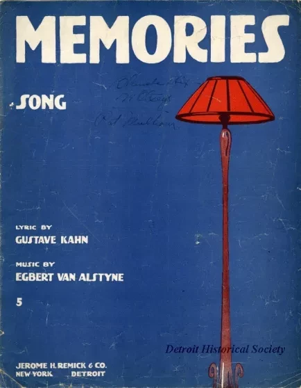 Music, Sheet - Memories