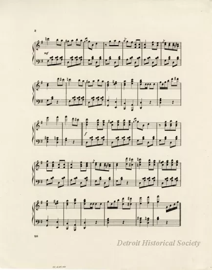 Music, Sheet - General Alger's March