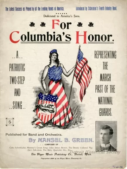 Music, Sheet - For Columbia's Honor
