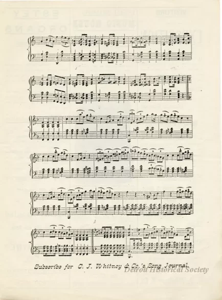 Music, Sheet - C. J. Whitney & Co.'s Grand Exposition March