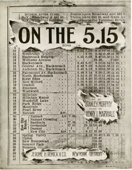 Music, Sheet - On the 5.15