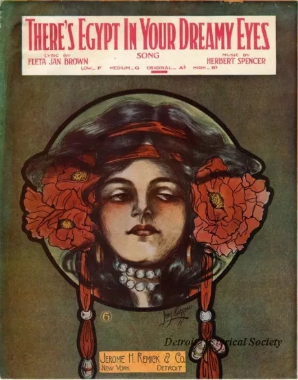 Music, Sheet - There's Egypt in Your Dreamy Eyes