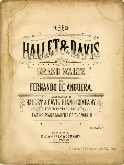 Music, Sheet - The Hallet & Davis Grand Waltz