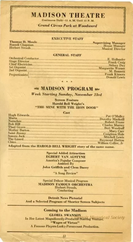Program, Theater