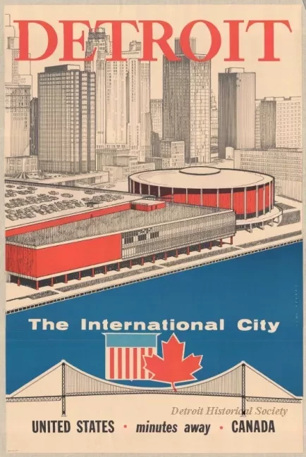 Poster - Detroit - The International City