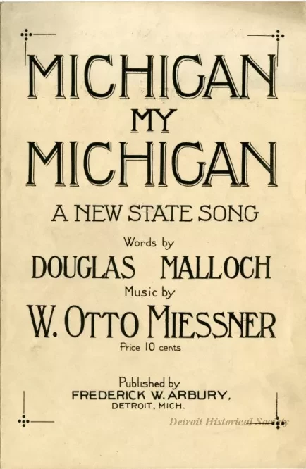 Music, Sheet - Michigan, My Michigan