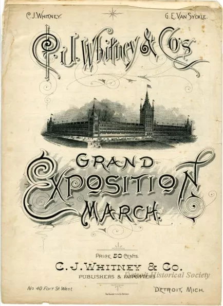 Music, Sheet - C. J. Whitney & Co.'s Grand Exposition March