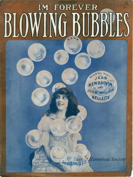 Music, Sheet - I'm Forever Blowing Bubbles