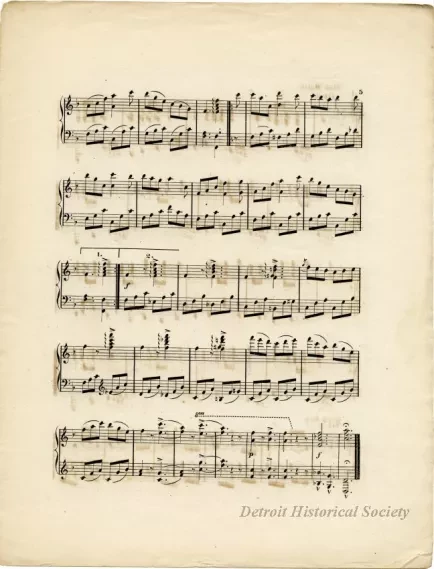 Music, Sheet - Michigan, My Michigan