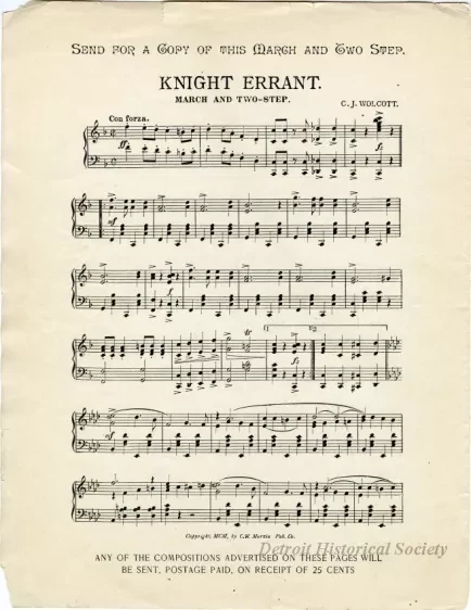 Music, Sheet - Pingree Memorial March