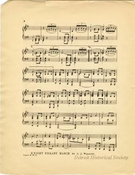 Music, Sheet - Pingree Memorial March