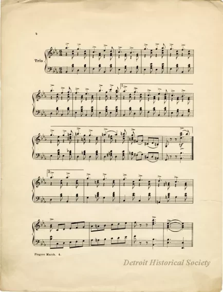 Music, Sheet - Pingree March