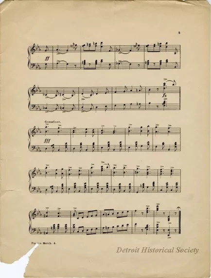 Music, Sheet - Pingree March