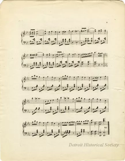 Music, Sheet - The Detroit