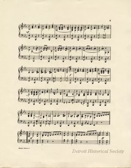 Music, Sheet - Greater Detroit