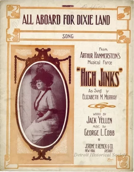 Music, Sheet - All Aboard for Dixie Land