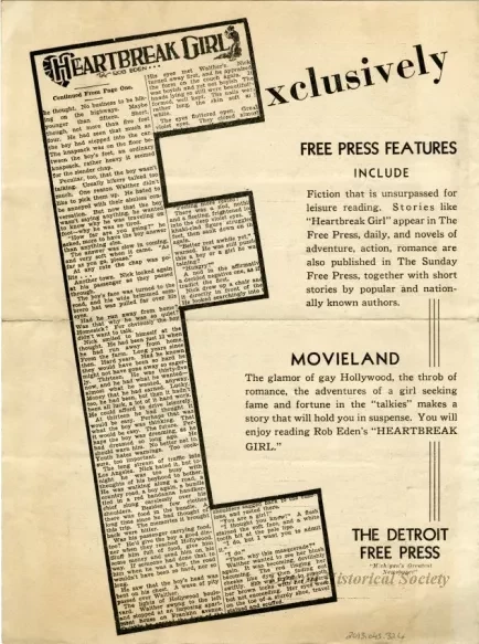 Music, Sheet - The Heartbreak Girl