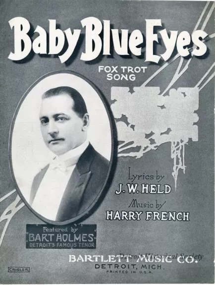 Music, Sheet - Baby Blue Eyes