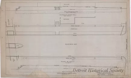 Drawing, Technical - Rubble Stone Walls, New Sallyport,
Fort Wayne, Michigan