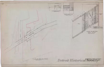 Drawing, Technical - East Sallyport to Fort,
Fort Wayne, Detroit, Mich.