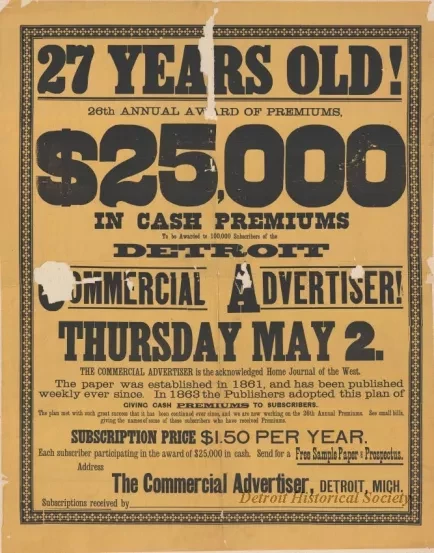 Poster - The Commercial Advertiser