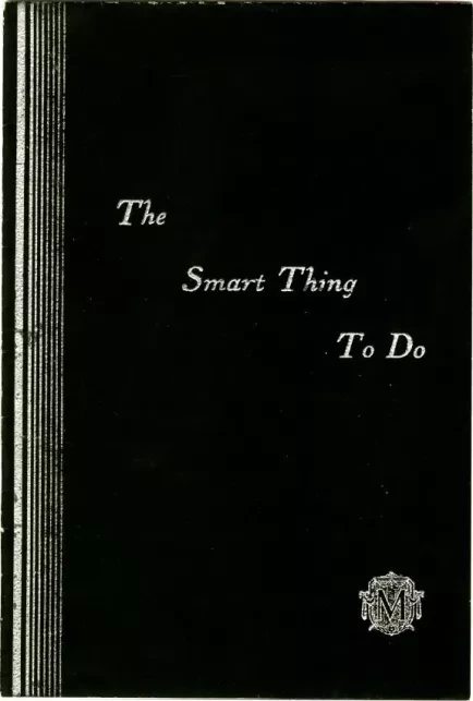 Menu - The Smart Thing To Do