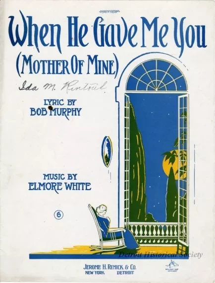 Music, Sheet - When He Gave Me You (Mother of Mine)