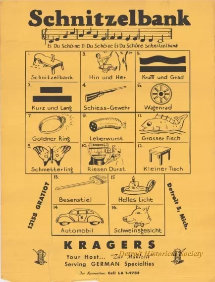 Poster - Schnitzelbank